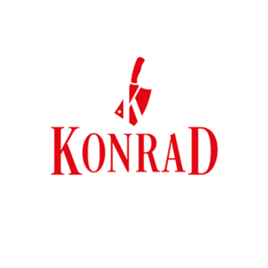 metzgerei_konrad_logo_schriftzug_konrad_darueber_mittig_mit_fleischerbeil